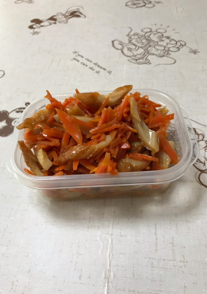 ちくわとにんじんの炒め煮-レシピのメイン写真