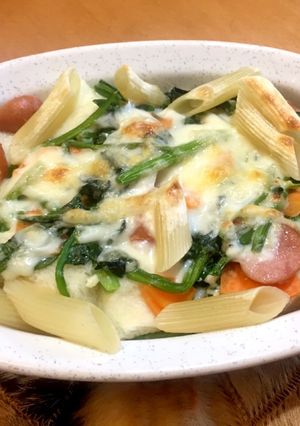 チーズ濃！ほうれん草のパングラタン☆-レシピのメイン写真