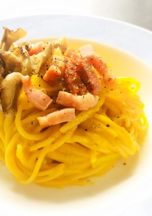 ほんのり甘いかぼちゃのパスタ-レシピのメイン写真