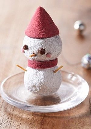 生チョコで！サンタクロースの雪だるま-レシピのメイン写真