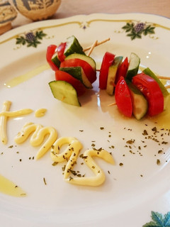 プチトマトとキュウリでクリスマス前菜☆-レシピのメイン写真