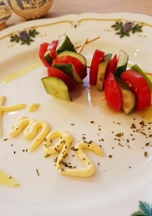 プチトマトとキュウリでクリスマス前菜☆-レシピのメイン写真