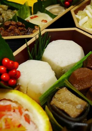 亀甲形里芋の含め煮【2012年のおせち】-レシピのメイン写真