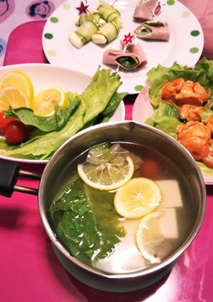 サッパリ・ヘルシー☆レモン湯豆腐☆-レシピのメイン写真