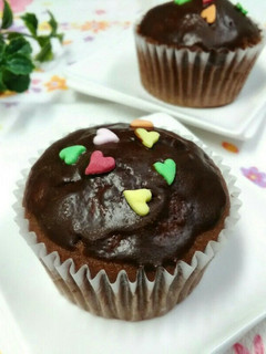 バレンタインに…チョコマフィン☆-レシピのメイン写真