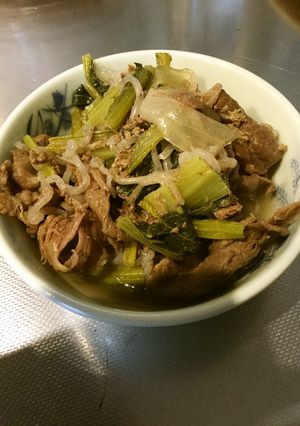 炊飯器で簡単!牛コマの旨煮!-レシピのメイン写真