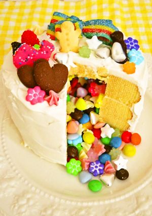 ☺パーティーに☆簡単♪サプライズケーキ☺-レシピのメイン写真