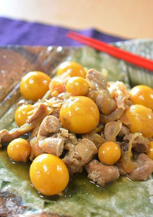 鶏の玉ひものこっくり甘辛煮♪-レシピのメイン写真