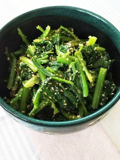 ほうれん草のごま和え-レシピのメイン写真