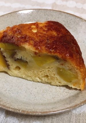 炊飯器とHMで簡単！さつまいものケーキ♪-レシピのメイン写真