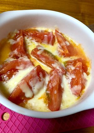 トマトチーズ-レシピのメイン写真