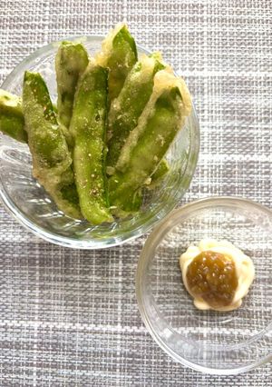 さやいんげん天ぷら　ハラペーニョマヨ-レシピのメイン写真