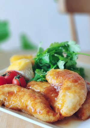 鶏ささみハニーバター醤油☆夕食お弁当-レシピのメイン写真