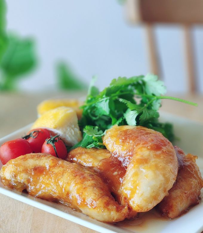 鶏ささみハニーバター醤油☆夕食お弁当 by マダム・フィーカ