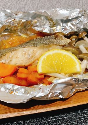 鱈と野菜のホイル焼き-レシピのメイン写真