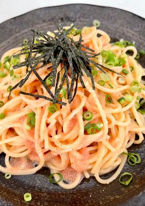 明太子パスタ♡超簡単♡ソースがしっとり美味♡-レシピのメイン写真