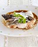 湯煎でつくる 白身魚の中華蒸し