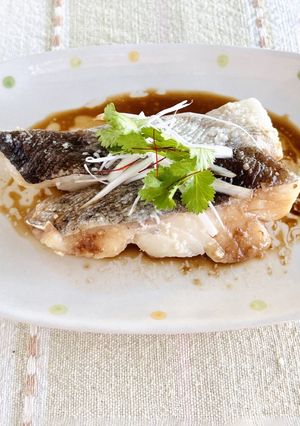 湯煎でつくる 白身魚の中華蒸し-レシピのメイン写真