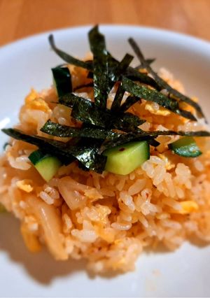 キムチ・きゅうりの混ぜご飯！-レシピのメイン写真