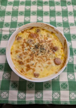 コーンポタージュもちグラタン-レシピのメイン写真