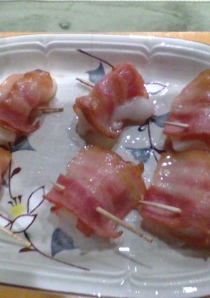 餅のベーコン巻き-レシピのメイン写真