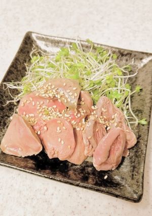 低温調理器で♪なめらか鶏レバテキ風-レシピのメイン写真