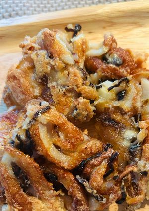 カリもちっ！ちくわとチーズ塩昆布おやき！-レシピのメイン写真