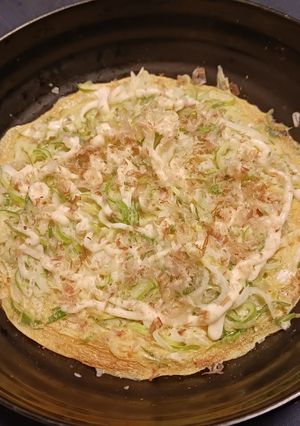 レンジで4~5分、スライス長ネギの卵とじ-レシピのメイン写真