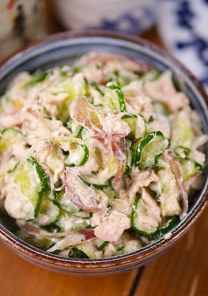 きゅうりとみょうがのツナマヨサラダ😋🥗-レシピのメイン写真