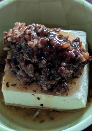 木綿豆腐の発酵あんこかけ-レシピのメイン写真