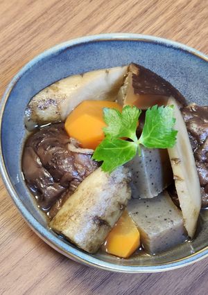 こんにゃくと根菜の煮物-レシピのメイン写真