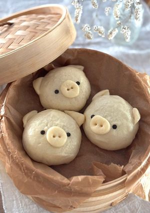 ぶたさん 肉まん-レシピのメイン写真