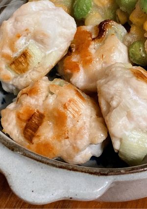 鶏ネギの塊ボール-レシピのメイン写真