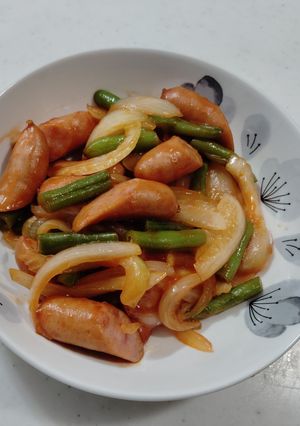 野菜とウインナーの簡単炒め-レシピのメイン写真