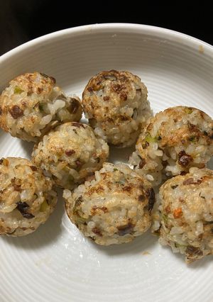 たこ焼き機で炒飯ライスボール-レシピのメイン写真