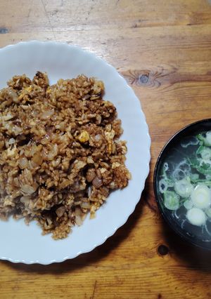 ニンニク味噌チャーハン-レシピのメイン写真