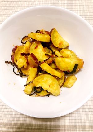 レンジで簡単♪さつま芋の和風サラダ-レシピのメイン写真