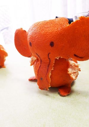 みかんで、ぞうさん♪♪-レシピのメイン写真