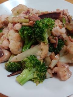 イカと2野菜のバター醤油炒め-レシピのメイン写真