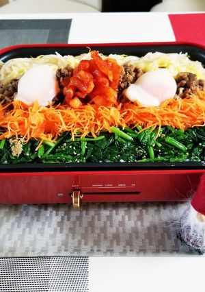 ホットプレートでチーズビヒンパ-レシピのメイン写真