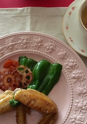地鶏の手羽先塩胡椒グリル焼き-レシピのメイン写真