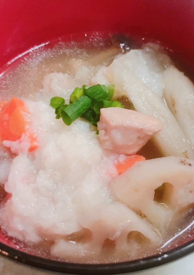 鶏と根菜のとろろ汁-レシピのメイン写真