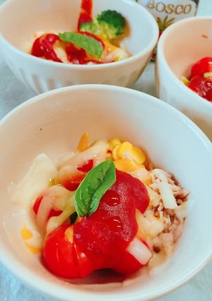 超簡単！プチトマトのピザソース焼き-レシピのメイン写真