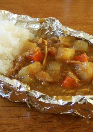 非常食★ツナカレー　ポリ袋で1人分-レシピのメイン写真