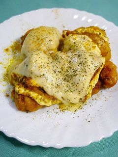 レンジで簡単!唐揚げ☆味変カレーチーズ-レシピのメイン写真