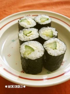 きゅうり&チーズの細巻き-レシピのメイン写真