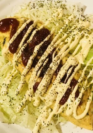 ひじきふりかけのまぜこみオムレツ-レシピのメイン写真