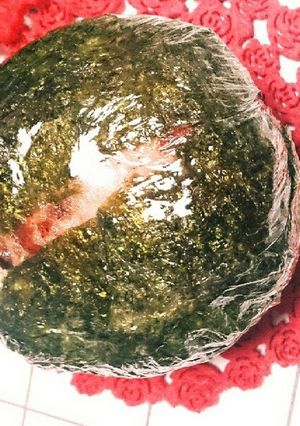 ☆ハム握り飯☆もち麦入りプチプチ-レシピのメイン写真
