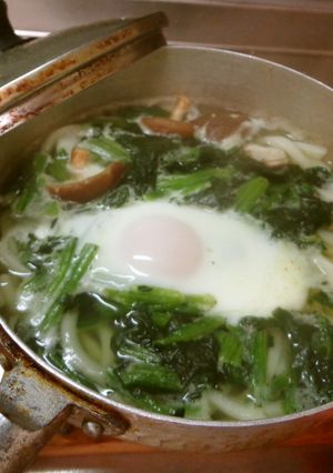 最速の鍋焼きうどん-レシピのメイン写真