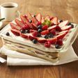 生チョコといちごのスコップケーキ
